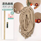 漫生活麻繩貓咪裝飾粗繩子手工DIY捆綁家庭學(xué)校粗麻繩10mm約50m長(cháng)+膠水