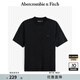ABERCROMBIE & FITCH【重磅百搭】男裝25夏季經(jīng)典小麋鹿棉質(zhì)圓領(lǐng)短袖T恤KI124-5181 黑色 L (180/108A)