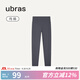 ubras無(wú)尺碼輕薄裸感打底褲女瑜伽褲鯊魚(yú)褲騎行褲高彈運動(dòng)褲 【打底褲】深灰色 1條 均碼