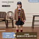 Teenie WeenieKids小熊童裝25年新款男女童學(xué)院風(fēng)西裝夾克外套 米色 150 cm