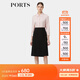 PORTS寶姿春季新品女裝職場(chǎng)通勤A(yíng)字半身小黑裙ALP8S008LWP096 黑色 XS (2)