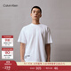 Calvin Klein Jeans夏季男士時(shí)尚ck炫彩涂鴉字母印花純棉短袖T恤ZM02801 YAF-月光白 M
