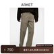 ARKET男裝 寬松中腰直筒燈芯絨長(cháng)褲卡其色秋季1027814008 卡其色 44 170/76A
