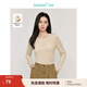 茵曼（INMAN）桑蠶絲羊毛氣質(zhì)毛衣2024秋季女裝新款花邊圓領(lǐng)長(cháng)袖套頭針織衫 燕麥色 XL