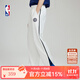 NBA官方勇士/湖人/快船王朝系列新款男女直筒秋冬運動(dòng)休閑寬松長(cháng)褲 洛杉磯快船（白色） XL
