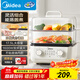 美的（Midea）多功能鍋電蒸鍋家用 多用途一體機 蒸魚(yú)包子雜糧 透明視窗304不銹鋼 MZ-ZGE302399