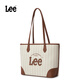 Lee條紋復古托特包大容量單肩包撞色腋下包38女神節送女友送老婆禮物