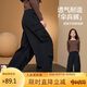ASK JUNIOR兒童女童褲子2025秋季戶外時(shí)尚運(yùn)動(dòng)褲防蚊褲工裝傘兵褲 黑色 160