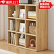 立太（LEADTEK）全實(shí)木書(shū)架置物架落地實(shí)木書(shū)柜展示柜學(xué)生收納柜矮柜柜子儲物柜 全實(shí)木【三層加深9格】90x30x90cm-送防撞角套