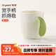 世喜敞口杯喝水喝奶 兒童漱口杯子寶寶刷牙杯 一杯三用