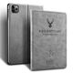 FANCYCHIC2021iPad10.2保護套Air蘋(píng)果iPad8平板6防摔9.7寸234皮套MINI iPad mini4/5 7.9寸 鹿頭-灰色