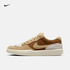 耐克男女透氣滑板鞋春季情侶陸沖翻毛皮NIKE SB FORCE 58 DV5477 202淺英國褐/杏茶色/淺骨色/帆白 44