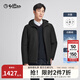 金利來(lái)【三防/鵝絨/抑菌】秋冬新款羽絨服男連帽商務(wù)休閑保暖御寒外套 黑色-99 L 175/92A 推薦130-140斤