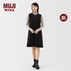 無(wú)印良品（MUJI）女式 木棉混 燈芯絨 背帶裙 女裝連衣裙裙子25年秋季新品BC2OBC5A 深棕色 L (165/88A)
