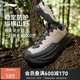 李寧（LI-NING）戶(hù)外CF溯｜肖戰同款行川徒步鞋男女25秋季防潑水登山鞋AHTV047