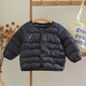 兒童輕薄羽絨棉衣男女童中小童保暖上衣內膽學(xué)生校服神器外套2025 黑色 130