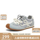 百思圖運動(dòng)德訓鞋平跟女休閑鞋D3072BM5 淺藍色 40