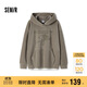 森馬（Semir）史努比系列衛衣女中長(cháng)款假兩件圖案冬oversize搖粒絨101724116019