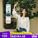 Olrain歐芮兒法式田園繡花白色襯衫女裝秋季2025新款寬松慵懶長(zhǎng)袖襯衣 米白色 XL