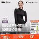 蕉下（beneunder）打底衫女修身半拉鏈搖粒絨彈力高暖秋冬百搭PM006