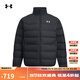 安德瑪（UNDERARMOUR）秋冬Core男子輕質(zhì)運動(dòng)休閑短款鴨絨羽絨服6010876 黑色001 2XL
