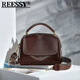 Reessy奢侈品牌包包女包2026新款斜挎托特包感大容量手提包 咖啡色