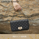 CHARLES&KEITH經(jīng)典菱格鏈條小方單肩斜挎包包女包生日禮物CK2-70160131 Black黑色 小包