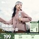蕉下（beneunder）搖粒絨外套女士秋冬新款時(shí)尚休閑保暖抓絨外套萬(wàn)粒絨女裝 煙熏褐粉 L