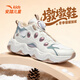 安踏童鞋兒童棉鞋男女大童2025冬季新款加絨保暖御寒旋鈕扣高幫運動(dòng)鞋 凈瓷白/魚(yú)目青/星塵紅(女款-1) 36 碼