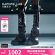 DAPHNE LAB程瀟陳粒同款DaphneLabxDIDU方糖過(guò)膝靴聯(lián)名款時(shí)裝周秀款褲管靴 黑色 【時(shí)裝周秀款】 38