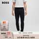 BOSS博斯男士彈力棉緞面材質(zhì)錐形休閑褲 001-黑色 M （3232）