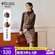 Olrain歐芮兒格紋時(shí)尚套裝女冬季新款學(xué)院風(fēng)馬甲兩件套裝裙 格子 M