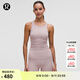 lululemon丨Ebb to Street 女士短款工字運動(dòng)背心 內置內衣 LW1CJUS 紫灰 S /6