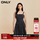 ONLY辣妹風(fēng)氣質(zhì)百搭吊帶短裙連衣裙女|123442014 J09 深牛仔灰色 DARK GREY DENIM S 160/80A
