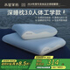 水星家紡深睡枕Pro3.0人體工學(xué)記憶棉枕頭成人護頸椎助睡眠枕芯高10cm