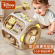 迪士尼嬰兒玩具1-3歲游戲桌多面體忙碌版早教益智兒童玩具周歲禮物
