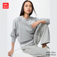 優(yōu)衣庫女裝短衛(wèi)衣/運動衫套頭衫25秋冬新款479602 03 灰色 M /160/84A