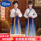 迪士尼（Disney）兒童漢服男童國學(xué)服古裝中國風(fēng)三字經(jīng)弟子規演出服小學(xué)生書(shū)童秋款 國學(xué)直袖款【男女同款】 130 cm