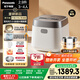 松下（Panasonic）【國家補貼20%】飯光光2.0電飯煲0涂層IH家用電飯鍋3-4人無(wú)涂層不銹鋼一級能效2.9升SR-HNS102-W