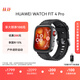 HUAWEI WATCH FIT 4 Pro曜石黑氟橡膠表帶運動(dòng)智能手表鈦金屬藍寶石玻璃大屏長(cháng)續航fit4pro