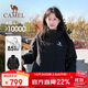 駱駝（CAMEL）三防鵝絨內膽沖鋒衣男三合一羽絨服女秋冬新款外套