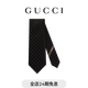 GUCCI古馳GG桑蠶絲領(lǐng)帶 黑色 均碼