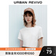 UR2025春季新款女裝簡(jiǎn)約基礎(chǔ)純色棉質(zhì)圓領(lǐng)短袖T恤UWB450020 本白 S