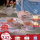 Wedgwood[11.11保價(jià)]【魏大勛同款】杜鵑1壺2杯2碟骨瓷茶壺茶杯碟茶具套組