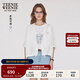 Teenie Weenie小熊牛仔外套2025夏季新款輕薄小個(gè)子短款上衣白色女 白色 S