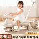 卡卡曼扭扭車(chē)兒童溜溜車(chē)1-3-6歲防側翻可坐大人可手推寶寶搖搖車(chē)妞妞車(chē) 灰 【推桿+音樂(lè )燈光+閃光靜音輪+拖斗】 親子同乘帶音樂(lè )滑滑車(chē)搖擺車(chē)