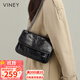 viney牛皮包包女包輕奢斜挎流浪包單肩鏈條包生日禮物高級感送女友老婆