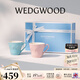 WEDGWOOD[結婚禮物]歡愉假日馬克杯情侶對杯杯子水杯咖啡杯高顏值 歡愉假日藍粉馬克杯 2個(gè) 350ml