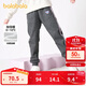 巴拉巴拉童裝女童褲子冬裝中大童加絨長(cháng)褲保暖兒童休閑褲運動(dòng)208424108003