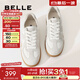 百麗（Belle）劉雯同款散文詩(shī)復古德訓鞋女25簡(jiǎn)約情侶同款休閑鞋B0992AM5預售 【翟瀟聞同款】灰色-女款 37 (235mm)